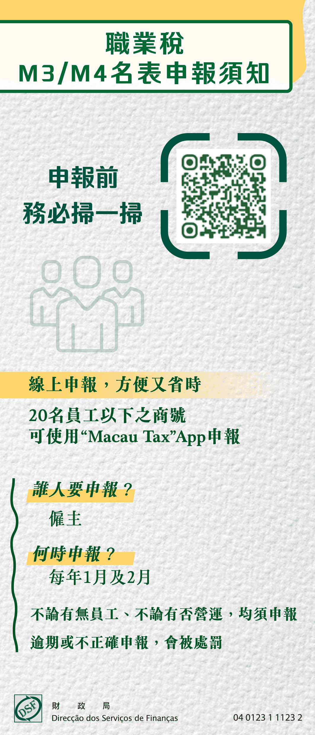 職業稅M3/M4名表申報須知